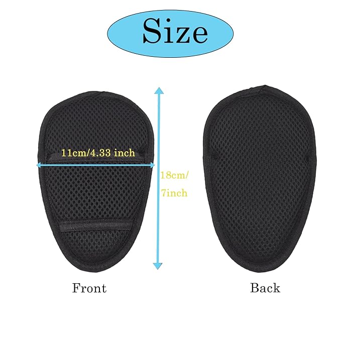 2 Pack Baby Stroller Seat Crotch Cushion Seat Harness Strap Covers for Baby Stroller, Universal Pram Harness Pads for Baby Seat Pushchair Seat Crotch Covers for Child Seats(Black)