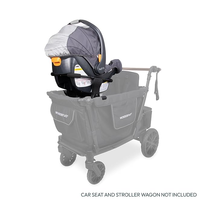 WONDERFOLD Infant Car Seat Adapter for Chicco Car Seat - Full 360-Degree Rotation, Easy to Install & Folds with Stroller Wagon, W4/W6 Pro Series