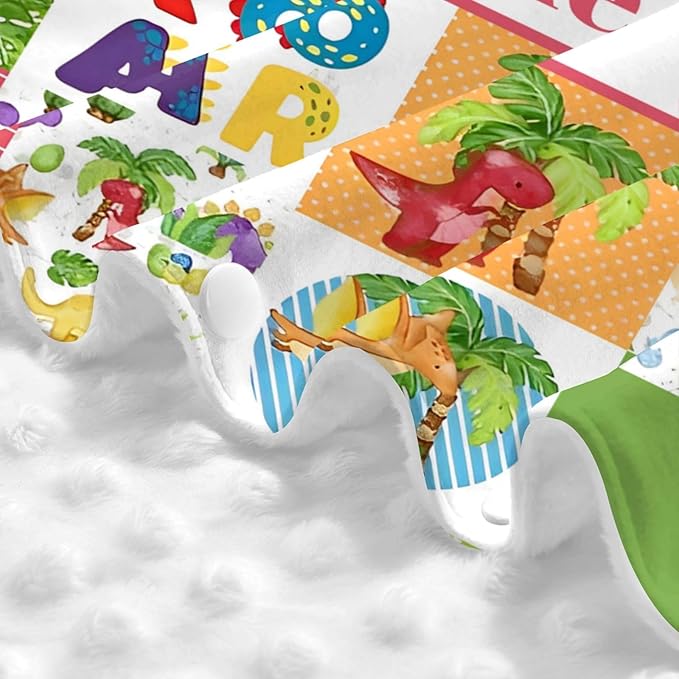 Personalized Baby Car Seat Canopy for Babies with Name, Custom Car Seat Covers for Boys Girls, Dinosaur Green Nursing Breastfeeding Stroller Cover Infant Carseat Canopies for Newborn