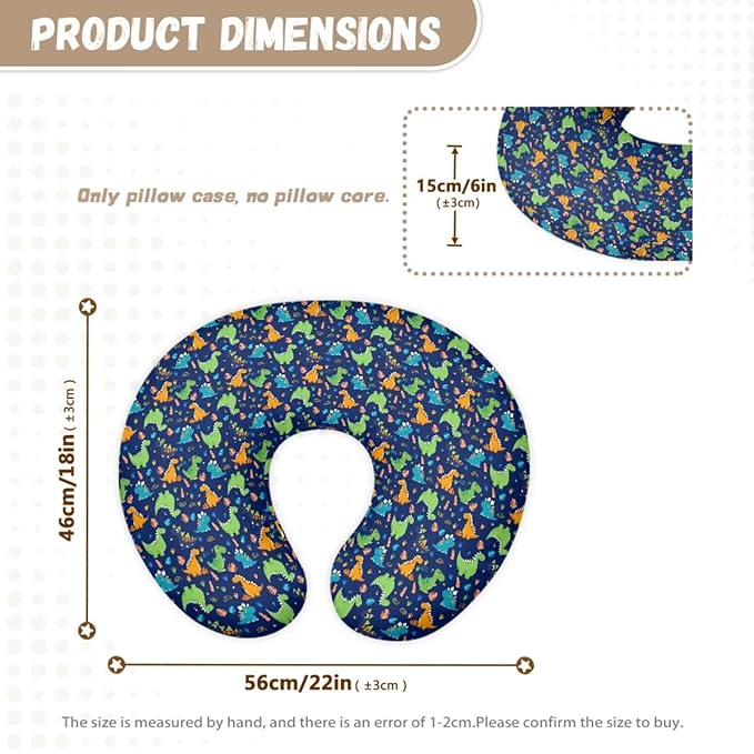 Dinosaur Carseat Canopy for Babies Fits Most Strollers & Baby Car Seats Soft and Stretchy Safely Breastfeeding Pillow Cover Baby Essentials Soft