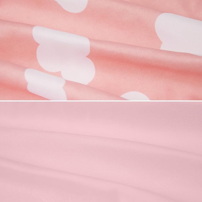 4 Pack Pack and Play Fitted Sheets, Compatible with Dream On Me Nest/Zazzy, 4moms Breeze Plus Playard and Other Large Playpen Mattress, Ultra Soft and Skin-Friendly, Pink Cloud