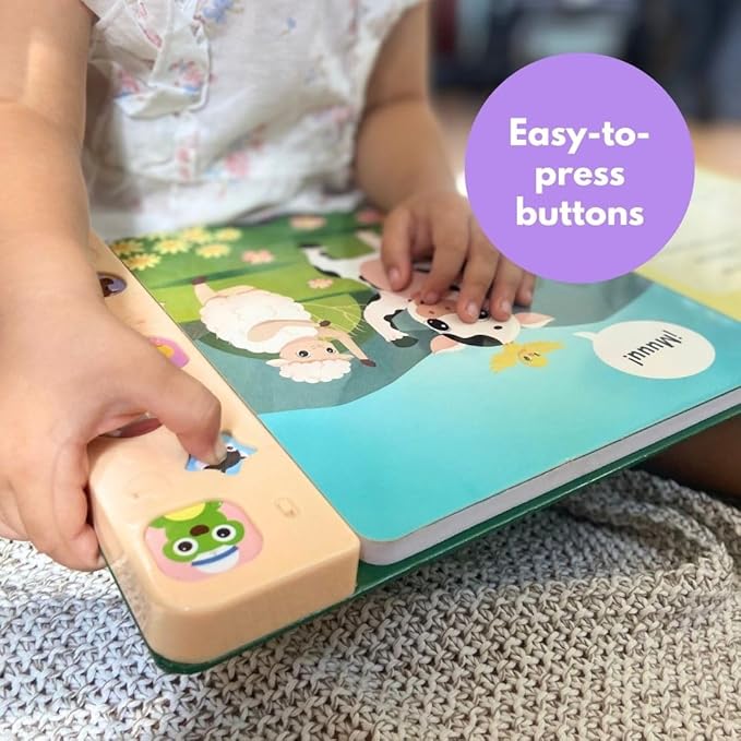 I Love to Sing in Spanish: Nursery Rhymes, Press and Play Interactive Song Book, Spanish for Toddlers, Baby Books for Children and Kid Books