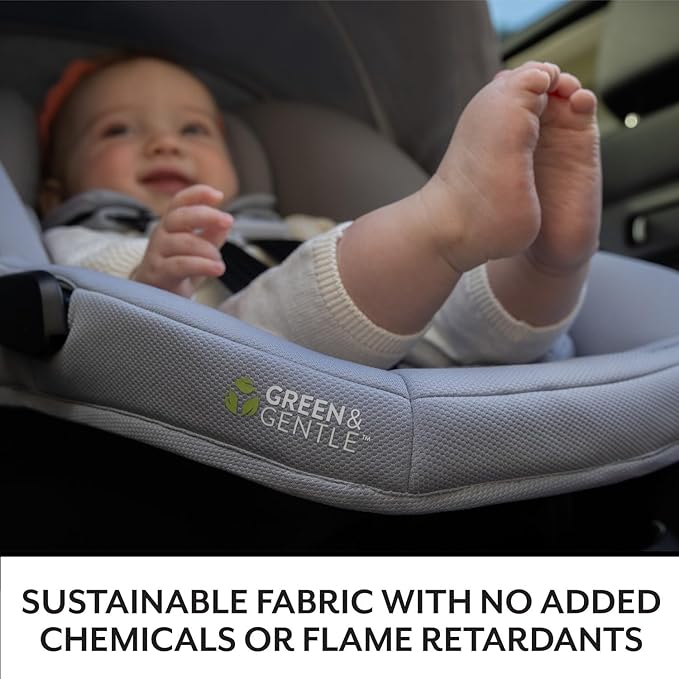 Evenflo Revolve180 LiteMax NXT Rotating Rear-Facing Lightweight Preemie and Infant Car Seat 3-30lbs. with SensorySoothe. Easy Install with Base (Topaz)