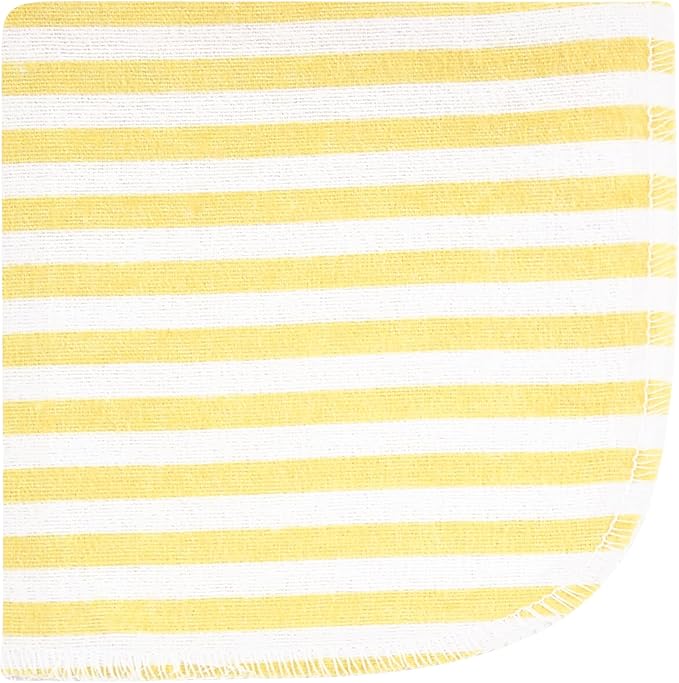 Hudson Baby Unisex Baby Flannel Cotton Washcloths, Pink Blue Pretty Floral 10 Pack, One Size
