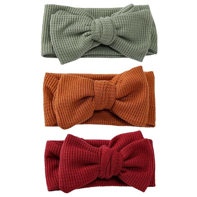 Baby Girl Headbands Nylon Bow Hair Accessories for Newborn Infants Toddlers (Y11, FZ)