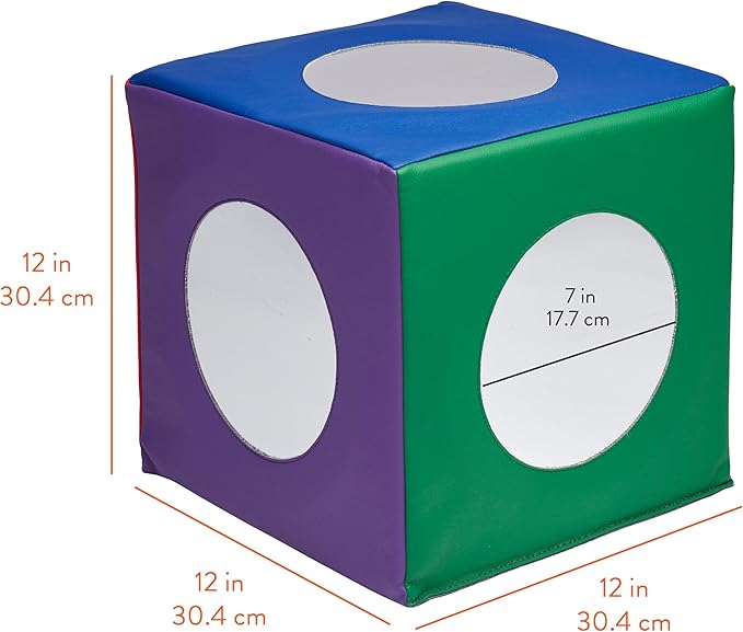 Peek 'n' See Sensory Activity Mirror Cube, Baby Essentials, Assorted