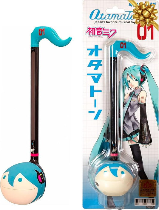 Otamatone Classic Hatsune Miku Vocaloid [Officially Licensed] Japanese Character Electronic Musical Instrument Portable Synthesizer from Japan Maywa Denki for Children Kids and Adults Gift