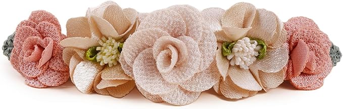 Baby Girls Headband & Socks Set, Cute Socks with Flower Hair Bows Baby Accessories Gifts for Newborn Infant Toddler