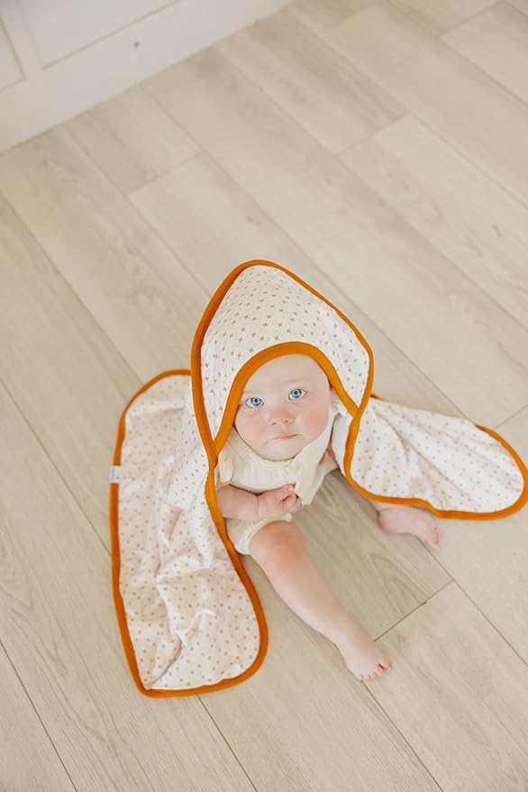 Copper Pearl Hooded Bath Towels Premium Knit/Terry Cloth Baby Towels with Hood, Pockets, and Cool Designs - Great to Gift and Make Bath Time Fun - Baby Bath Towel, Hunnie
