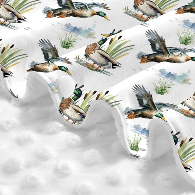 Personalized Baby Car Seat Canopy with Name – Wild Duck Theme, Custom Minky Nursing Cover for Boys & Girls, Soft Stroller Cover for Infants & Newborns, Carseat Canopy for Breastfeeding