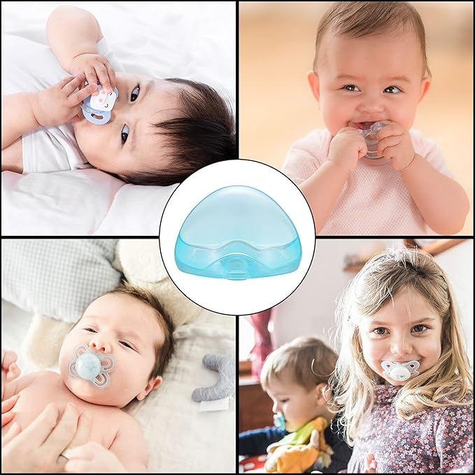 Pacifier Case, 6 Pcs Pacifier Holder Cases, Pacifier Box, Baby Pacifier Case Holder Container Boxes for Pacifier Accessories, Pacifier Clips, Baby Pacifier, Keep Pacifier Clean
