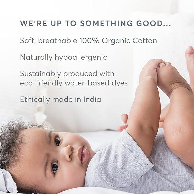 Colored Organics Baby Organic Cotton Dainty Bow Headband - Infant Girls - Berry