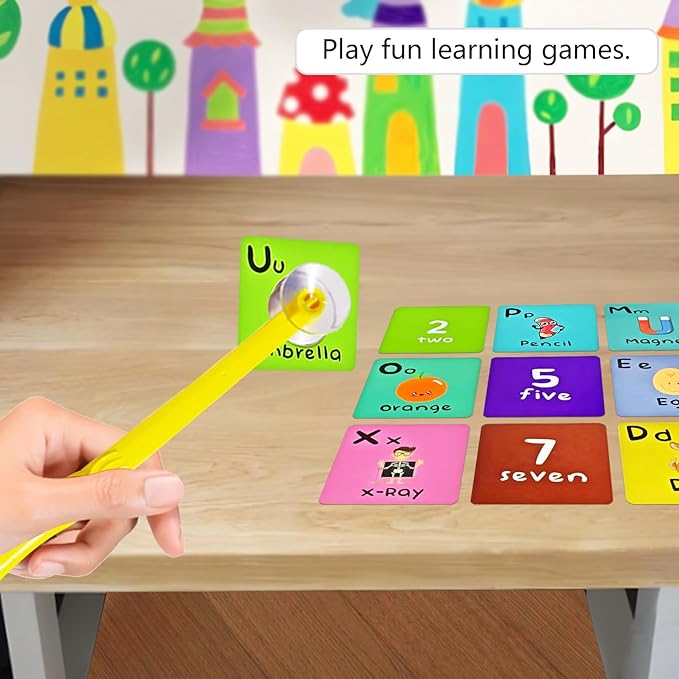 4 Pcs Suction Cup Hammer Children Toys Kindergarten Interactive Learning Toys Tapple Word Game Preschool Learning Games, for Home & School