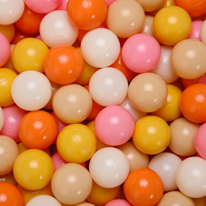 GOGOSO Ball Pit Balls for Toddlers Dogs Baby, 2.2 Inch Pastel Play Ball Toys Kid Ballpit, Bounse House, Birthday, Tent, Party,100 pcs
