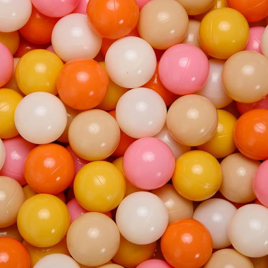 GOGOSO Ball Pit Balls for Toddlers Dogs Baby, 2.2 Inch Pastel Play Ball Toys Kid Ballpit, Bounse House, Birthday, Tent, Party,100 pcs
