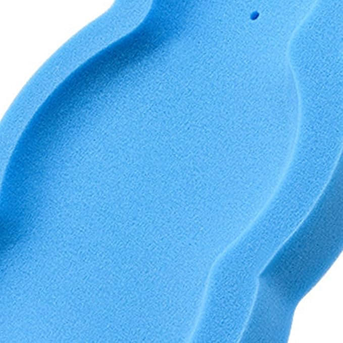 Baby Bath Cushion Infant Bath Sponge Bath Mat Removable Newborn Skid Proof Sponge Mat Soft Thicken Baby Bathtub Sponge Cushion for Newborn Baby Infant (Blue)