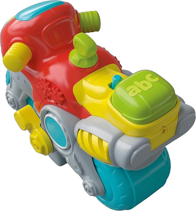 Clementoni- Marcial Moto World Interactive Baby Toy: Interactive Toy with Lights & Sounds, Educational & Fun, Learning Letters & Numbers (10+ Months)