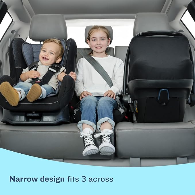 bubblebum Booster Car Seat, Inflatable Boosters Seat for Kids, Travel Booster Carseat, Narrow Backless Booster Car Seat for Travel, Inflatable Seats for Cars 40-100 lbs, for 4 Year Old + - Rbow