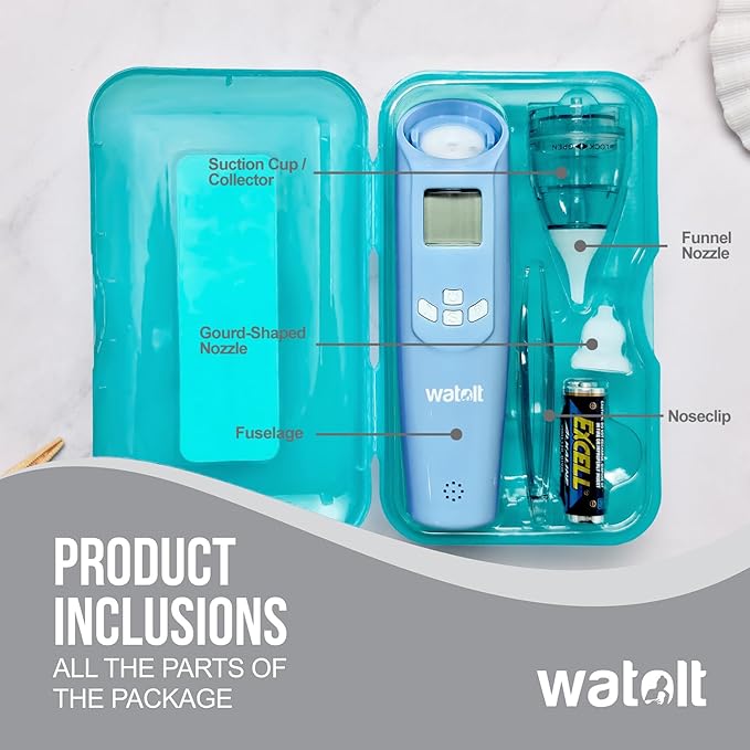 Watolt Baby Nasal Aspirator - Electric Nose Suction for Baby - Automatic Booger Sucker for Infants - Battery Powered Snot Mucus Remover for Kids Toddlers