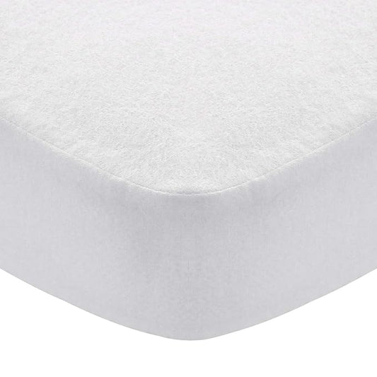 White Crib Sheets Cotton for Boys or Girl, 100% Cotton Flannel Crib Sheet, Heavenly Soft Fitted Crib Sheet for Standard Crib (28" X 52") and Toddler Mattresses Warm, White