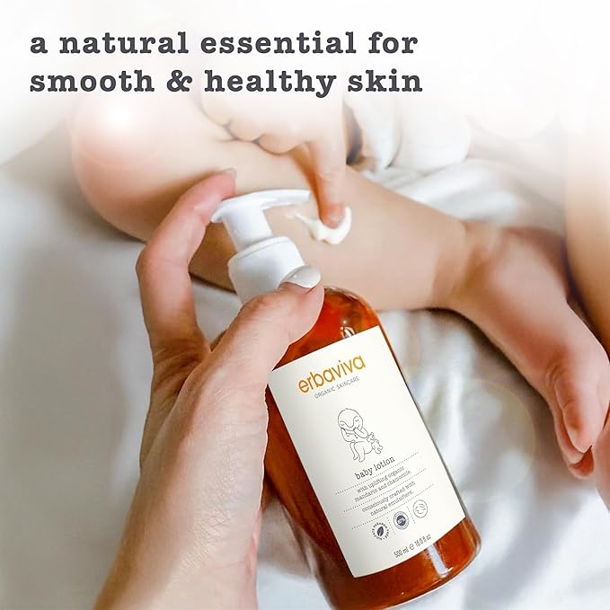 erbaviva Organic Baby Lotion, 16 Fl Oz
