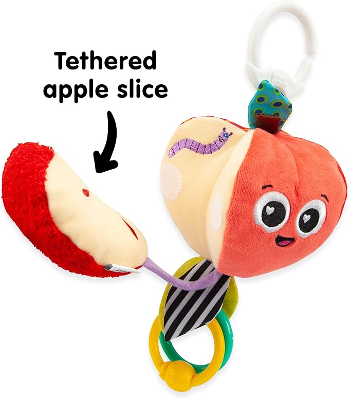 Lamaze Archer The Apple Clip & Go Baby Toy