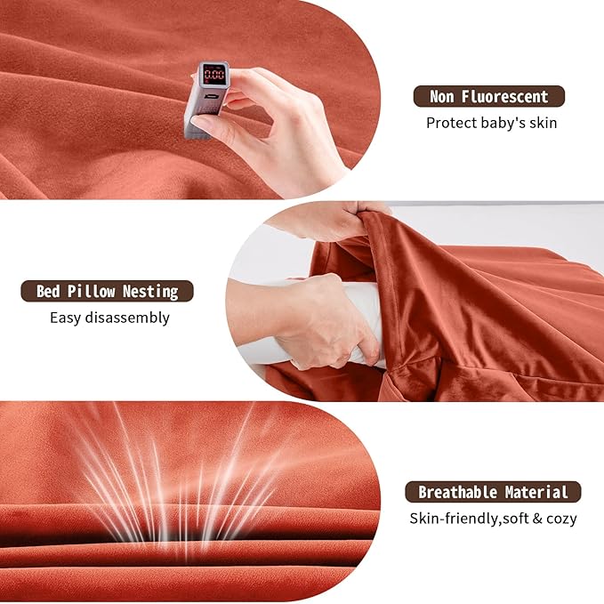 Baby Lounger, Baby Lounger for Newborn 0-24 Months, 100% Breathable Cotton Baby Nest for Tummy Time & Diaper Changes, Portable Infant Essentials for Home & Outdoor(Coffee)