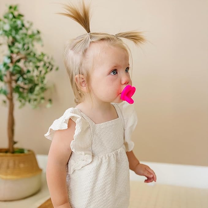 Pacifier – Soft Silicone – 0-36 Months – BPA Free – Natural Latch – Lightweight, Dishwasher Safe – for Newborns, Infants, Toddlers