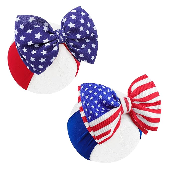 YanJie Baby Headbands 4th of July Independence Day