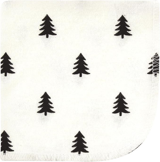 Hudson Baby Unisex Baby Flannel Cotton Washcloths, Brown Bear 10 Pack, One Size