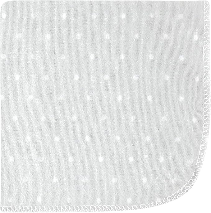 Hudson Baby Unisex Baby Flannel Cotton Washcloths 10-Pack, Wild Forest Pink, One Size