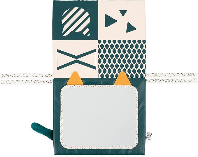 Kaloo - Stimuli - My Sensorial Mirror - Soft Multi Textured Toy for Babies - Early Developments - Polyester - from Birth - K227001.