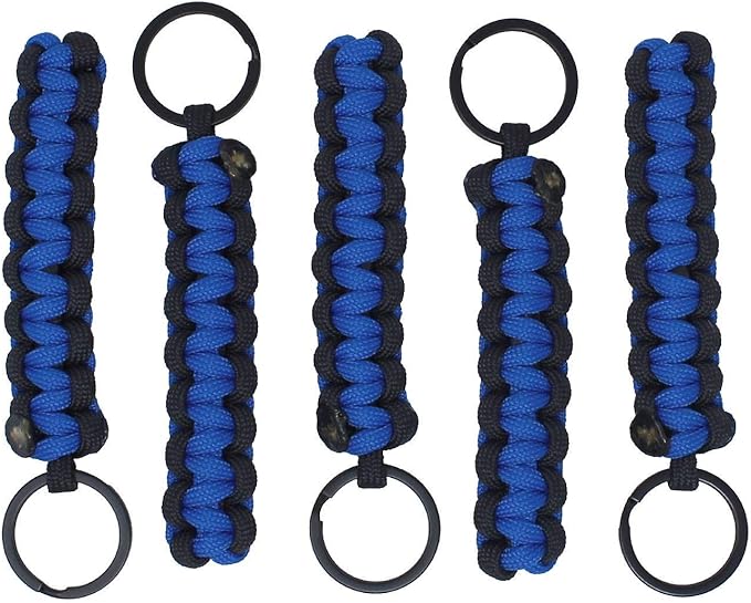 BubbasGarageTv - Large Heavy Duty Paracord Zipper Pulls (Royal Blue)