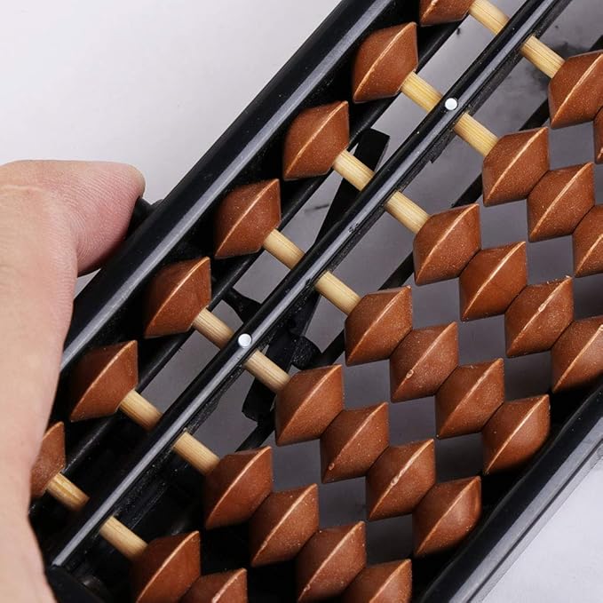 Portable Chinese 23 Digits Column Abacus Soroban Calculating Counting Model