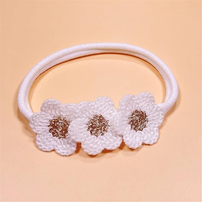 White Hair Clip Headband Hairpin Hawaiian Flower Hairpin Barrette Hair Accessories for baby Girls.(FJ89) (Type C)