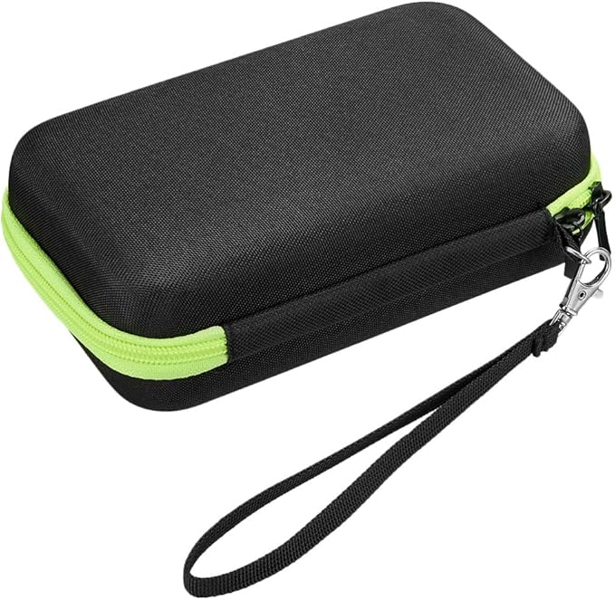 EXCEART Storage Bag Eva Hard Case Shockproof Protective Carrying Case with Lanyard for Non-Contact 7.87X4.92X2.48 Inches