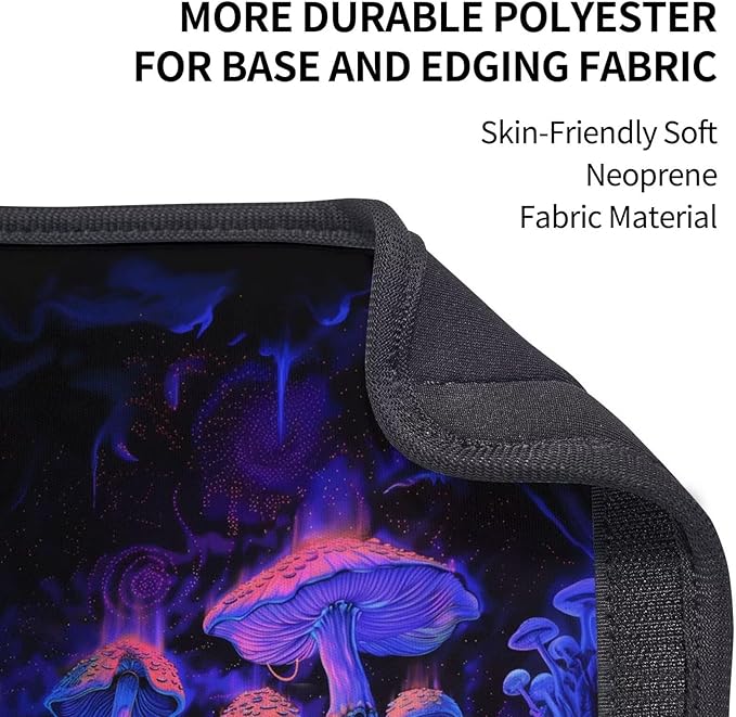 Universal Car Seat Belt Pads Cover Fansty Mushroom Print Seat Belt Shoulder Strap Covers Harness Pad for Car Truck SUV Soft Comfort Seat Belt Cushion Shoulder Pad, Purple