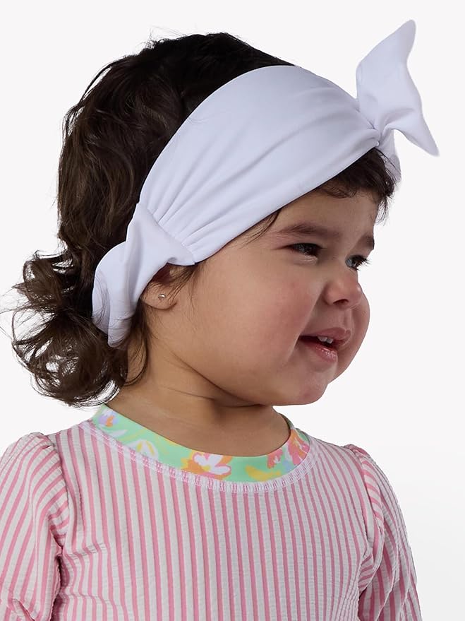 RuffleButts® Girls Swim Bow Headband
