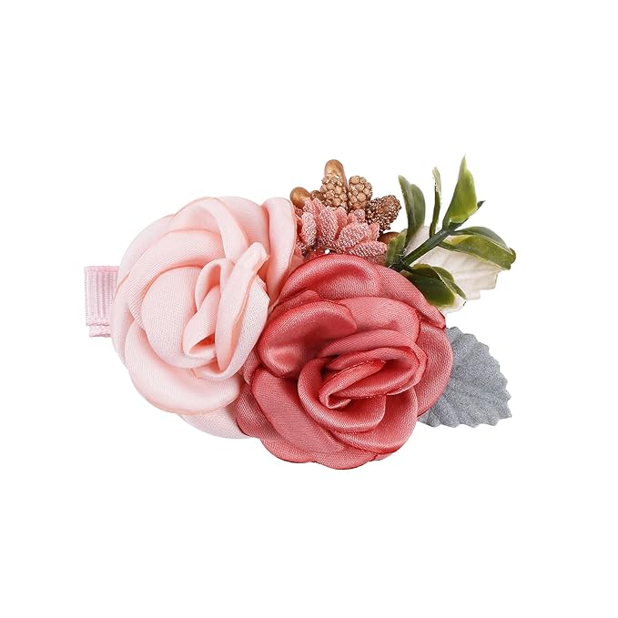 Flower Hair Clip BFNAAgirl Baby Girl Hair Bows Hair Accessories Alligator Clips for Infants Toddlers Gift (one size, flower8059)