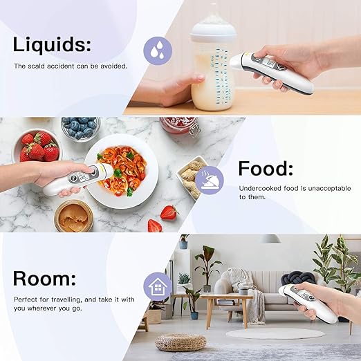 F103 Touchless Forehead Thermometer for Adults and Surface - 2 in 1 Dual Mode Fever Thermometer