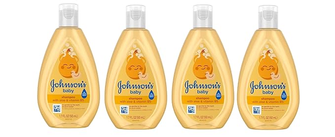 Johnson's Baby Shampoo, Travel Size, 1.7 Ounce (Pack of 4)