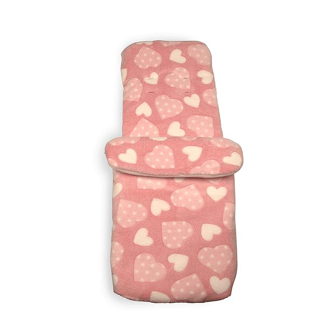 Clair de Lune Plush Footmuff (Heart)