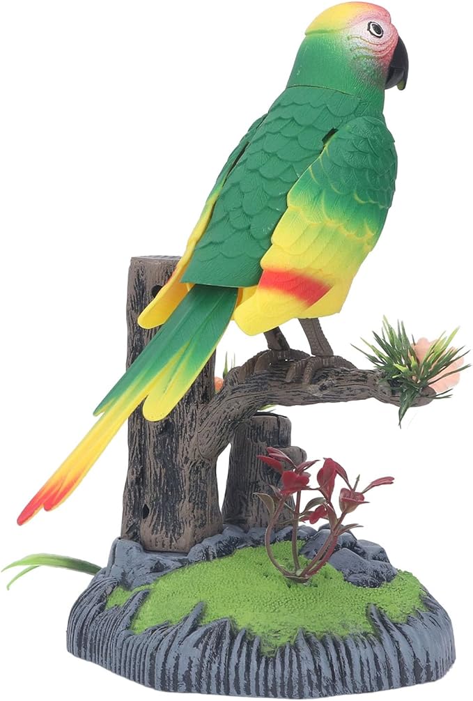Electric Voice Control Chirping Singing Toy Fluttering Simulation for Children Adults (506H)