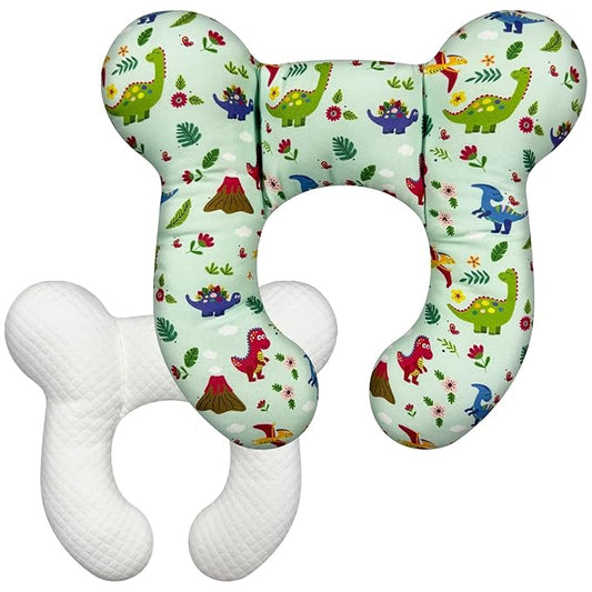 Baby Neck Pillow - Upgraded Baby Support Travel Head Pillow, Portable Headrest for Toddlers & Children for Car Rides, Planes, Road Trips (A11)