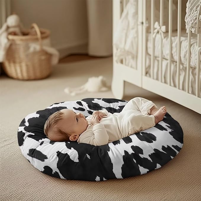Newborn Lounger Cover, Milk Pattern Removable Lounger Cover Soft Snug Original Newborn Lounger Cover for Newborn Lounger Pillow Home Decor