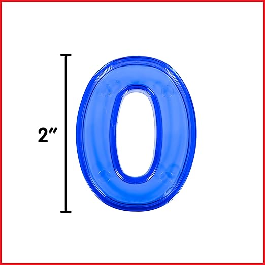edxeducation Transparent Numbers Set - Mini Jar Set of 40 - Colorful, Plastic Numbers - Light Box Accessory - Sensory Play - Math Manipulative for Kids