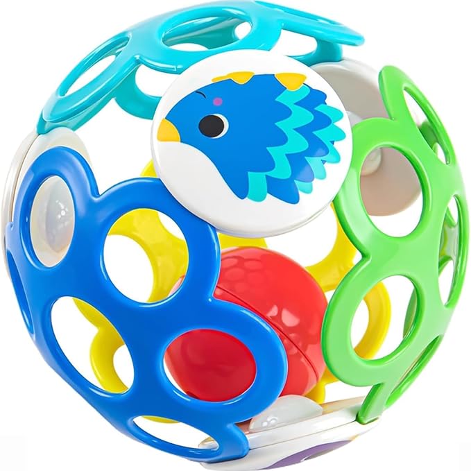 Rattle Ball Toy Baby Ball Toy 6-12 Months Baby, Sensory Ball for Newborn to Practice handshaking Skills