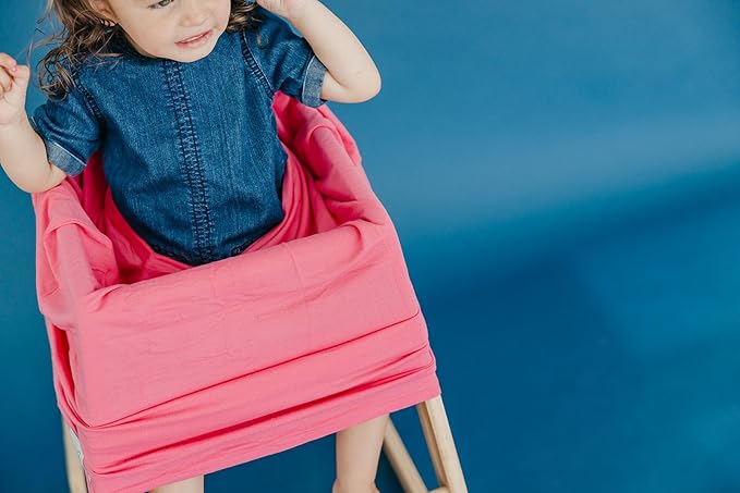 Copper Pearl Multi-Use Cover: Car Seat Covers, Nursing Cover, and Stroller Cover for Sun - Stretchy Fabric, All-Season Use, Stylish Designs, Easy Access for Moms - Flamingo