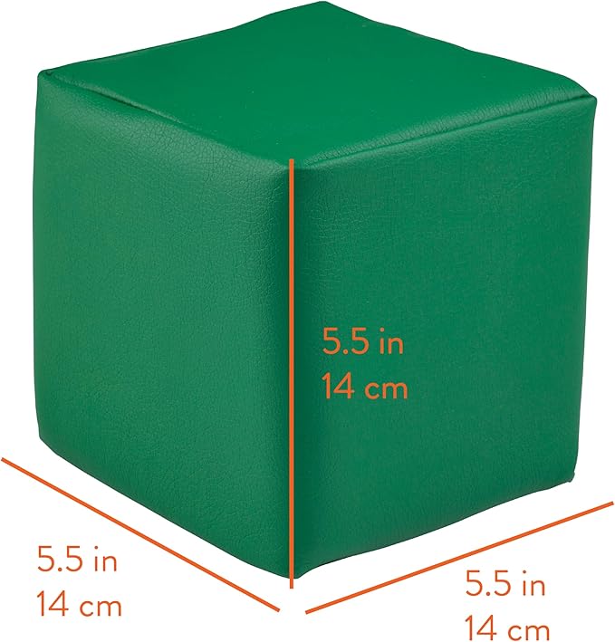 Mosaic Toddler Foam Building Blocks, Stacking Cubes, Assorted, 12-Piece