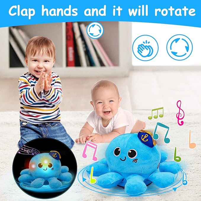 Tsomtto Baby Musical Crawling Toys 0-3-6-12 Months